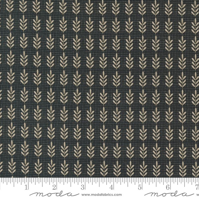 Sable & Swan Wheat - Ebony - Quilt Fabric