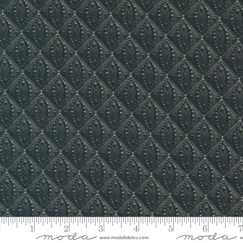 Sable & Swan Diamond - Ebony - Quilt Fabric