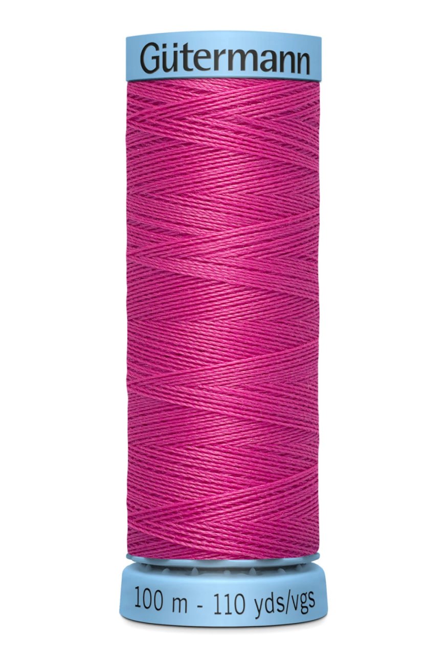 Silk Thread 110 yds Bright PinK 733