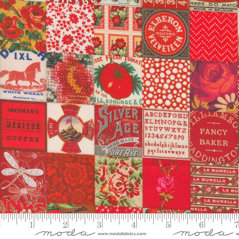 Curated In Color Red - Quilt Fabric