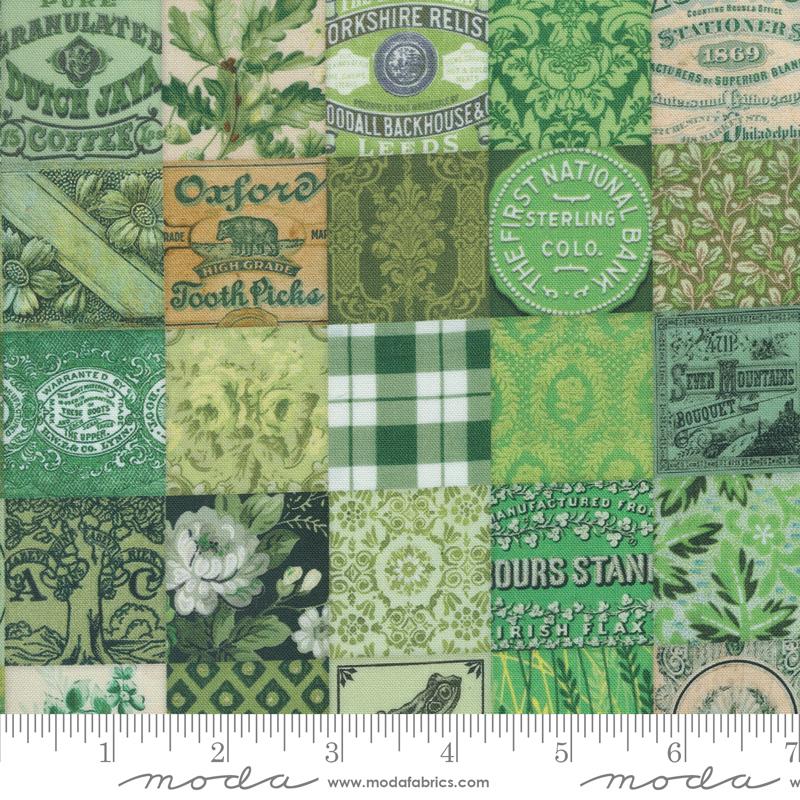 Curated In Color Green - Quilt Fabric
