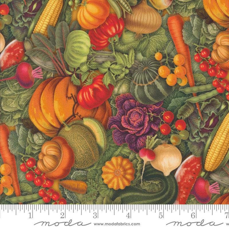 Farm And Garden Veggies - Quilt Fabric