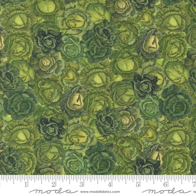 Farm And Garden Leafy Greens - Quilt Fabric