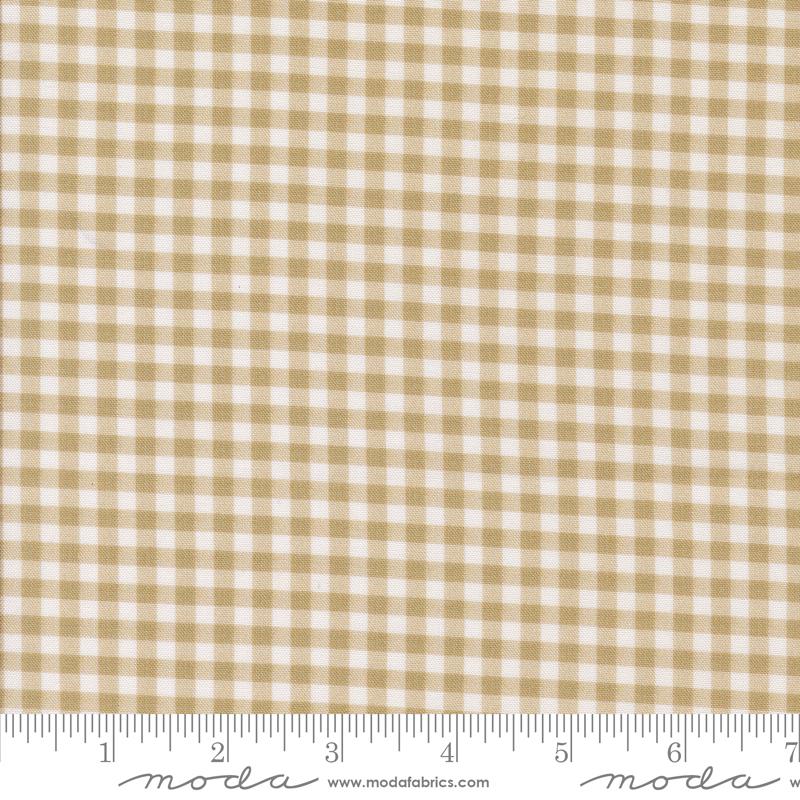 Farm And Garden Gingham - Toast - Quilt Fabric