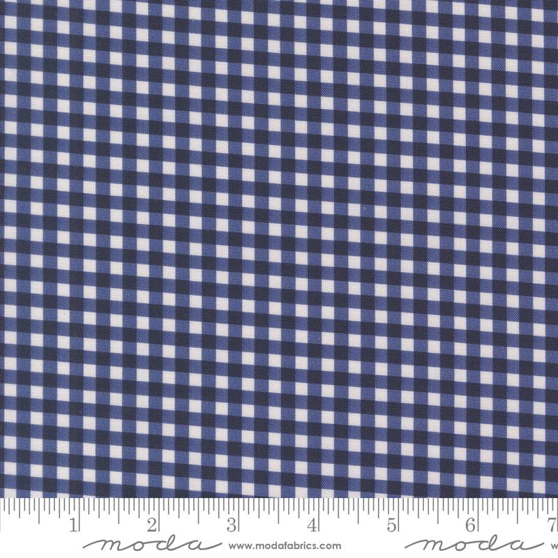 Farm And Garden Gingham - Indigo - Quilt Fabric