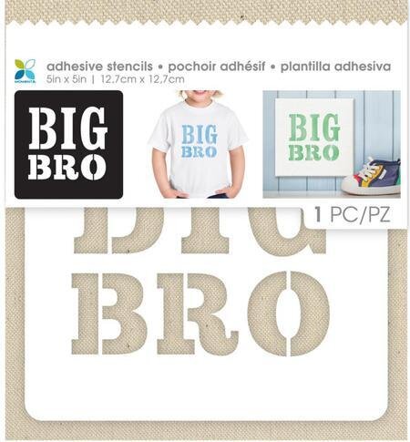 Big Bro Momenta Adhesive Stencils 5"X5"