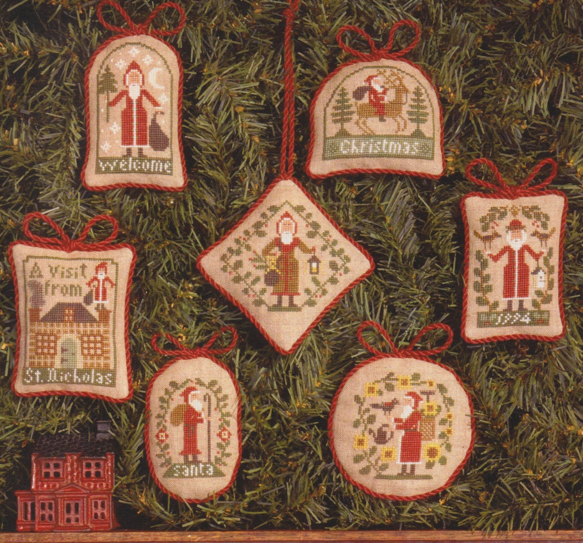 A Christmas Visit (Book 48) Ornaments - Pattern