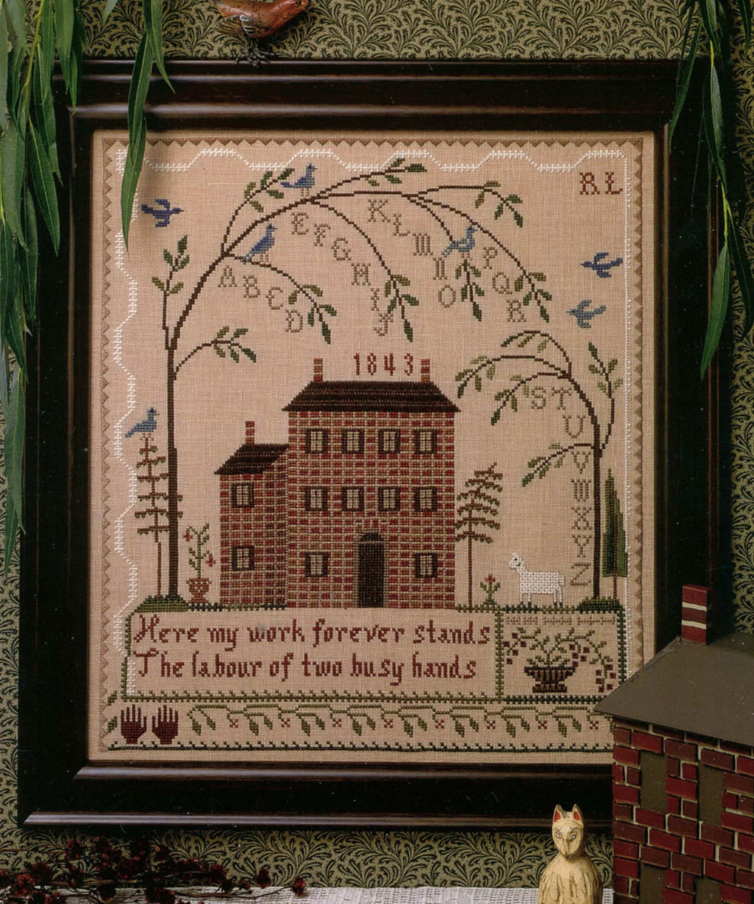 Weeping Tree Sampler - Cross Stitch Pattern