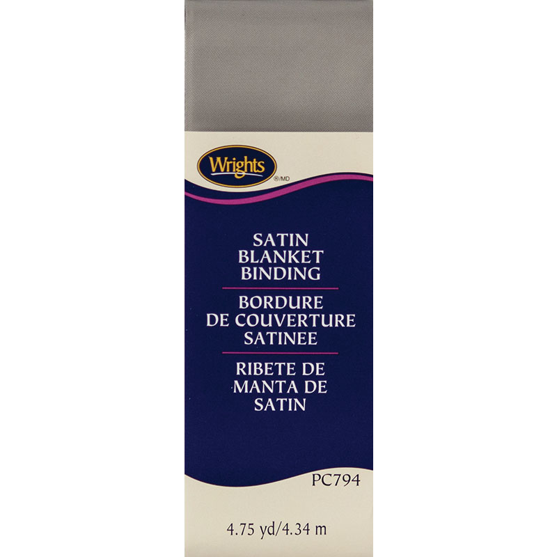 Bias Tape Blanket Quilt Binding - Light Grey