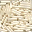 Mill Hill 80123 Cream Bugle Beads - 9mm Long