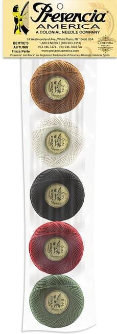 Presencia Perle Cotton Balls Sampler - Bertie's Autumn