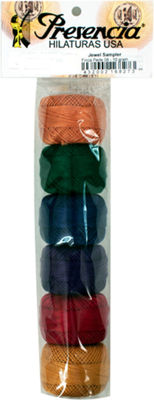 Jewel Perle Cotton Thread SZ03 Sampler Pack