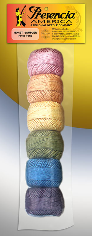 Monet Perle Cotton Thread SZ03 Sampler Pack 