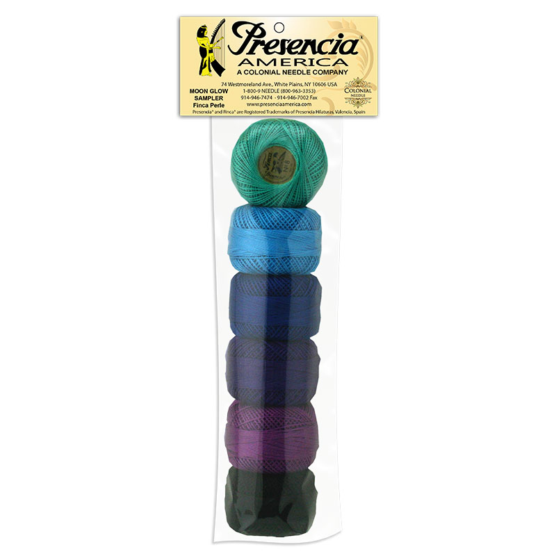 Moonglow Perle Cotton Thread SZ08 Sampler Pack