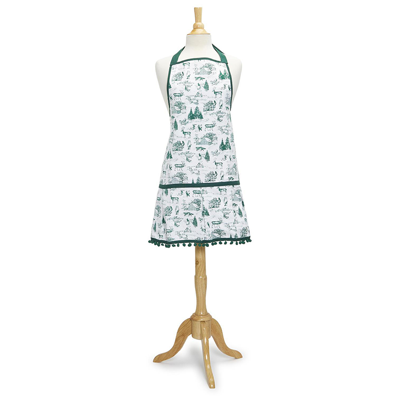 Apron Forest Christmas Green