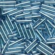 Mill Hill 82054 Aqua Ice Bugle Beads - 9mm Long