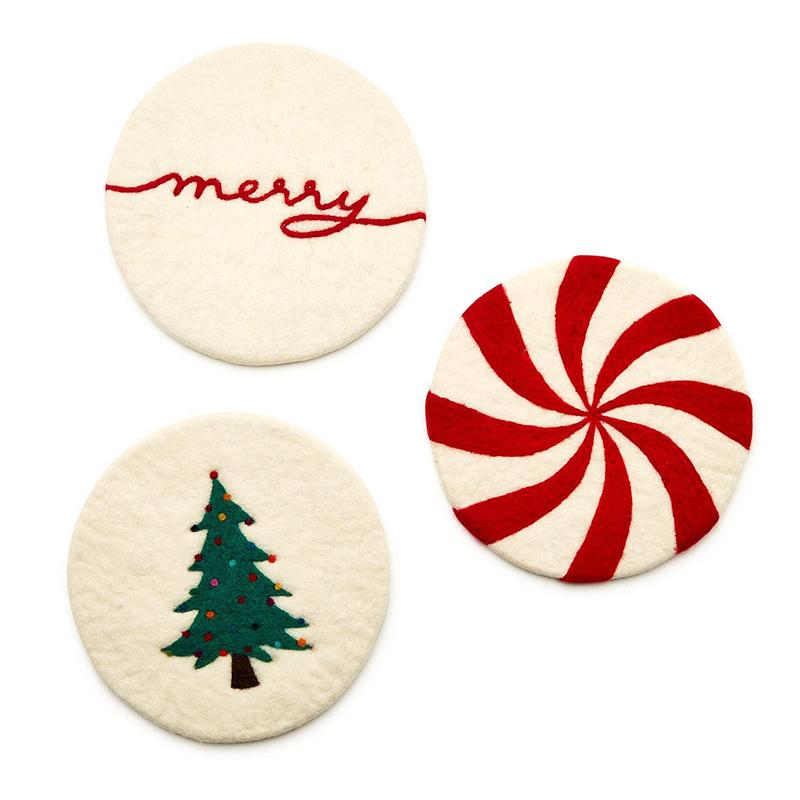 Hand Crafted Holiday Christmas Trivets