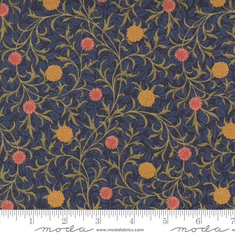 Morris Manor Flowers - Twilight - Quilt Fabric