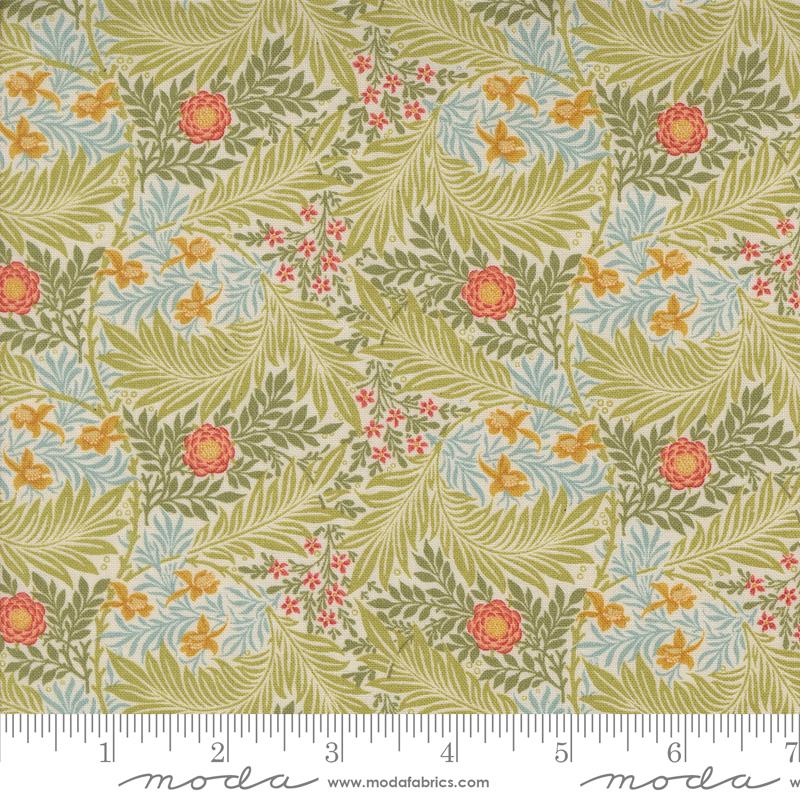 Morris Manor Vines - Porcelain - Quilt Fabric