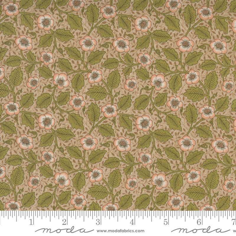 Morris Manor Vines - Porcelain - Quilt Fabric
