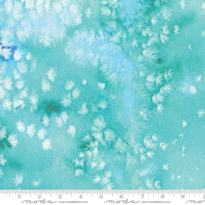 Brightly Blooming Aqua - Color Flow - Quilt Fabric