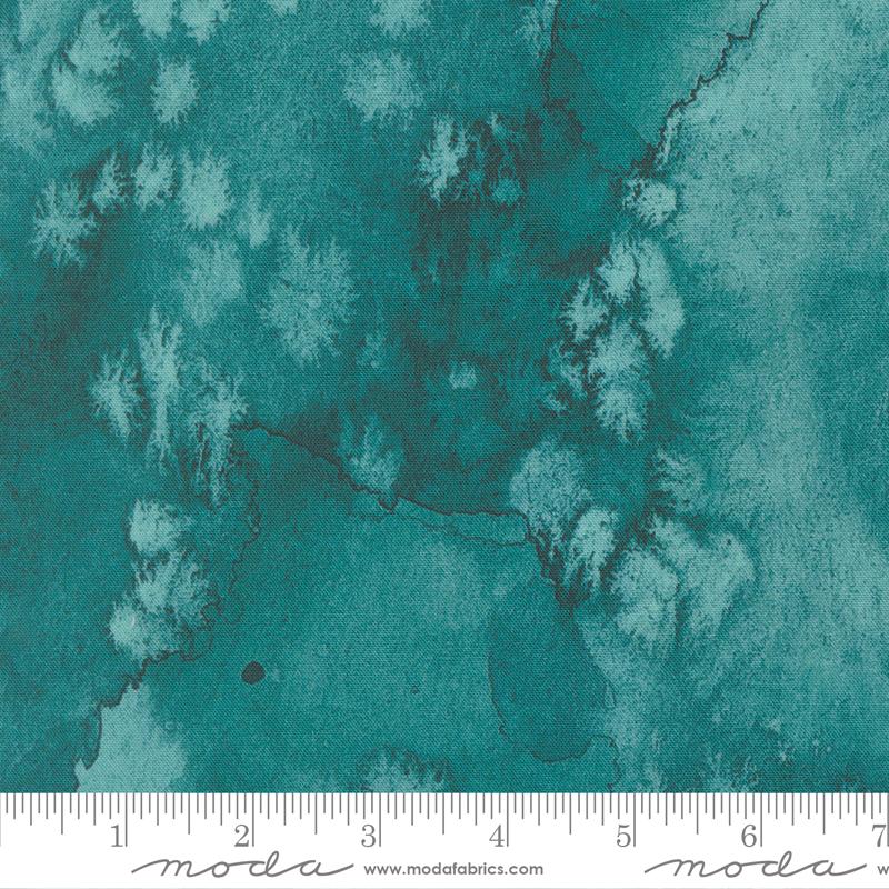 Soulstice Flow Turquoise - Quilt Fabric