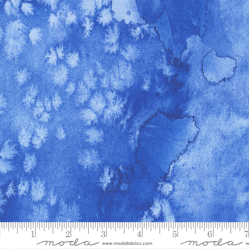 Eufloria Cornflower - Basics Background Watercolor - Fabric
