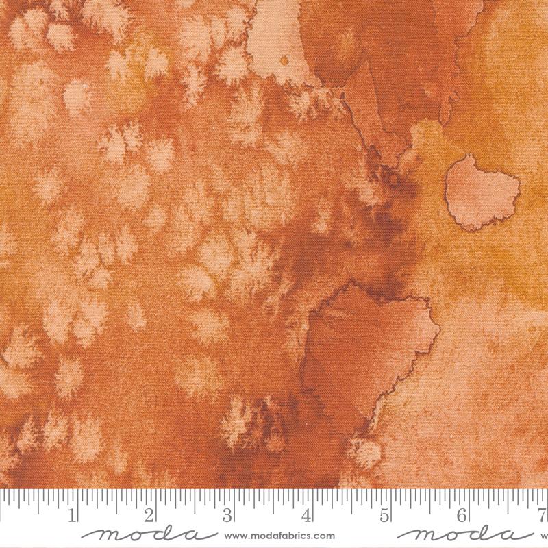 Desert Oasis Red Ochre - Flow Basics - Quilt Fabric