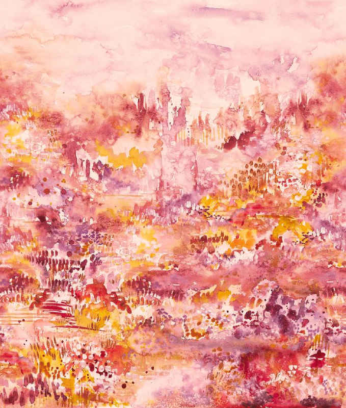Fresh As A Daisy Magenta - Lost In The Woods - Quilt Fabric