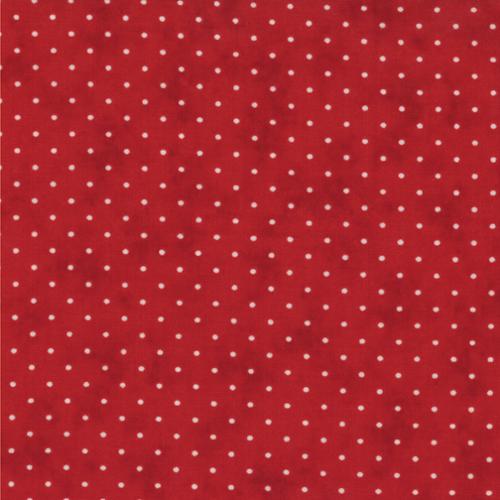 Essential Dots Country Red - Quilt Fabric
