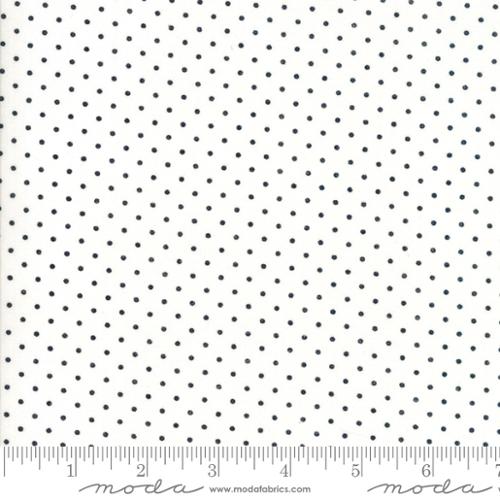 Essential Dots White Black - Quilt Fabric