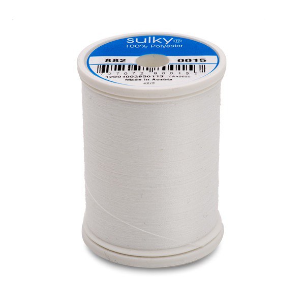 Bobbin Thread White 1100 yds 0015