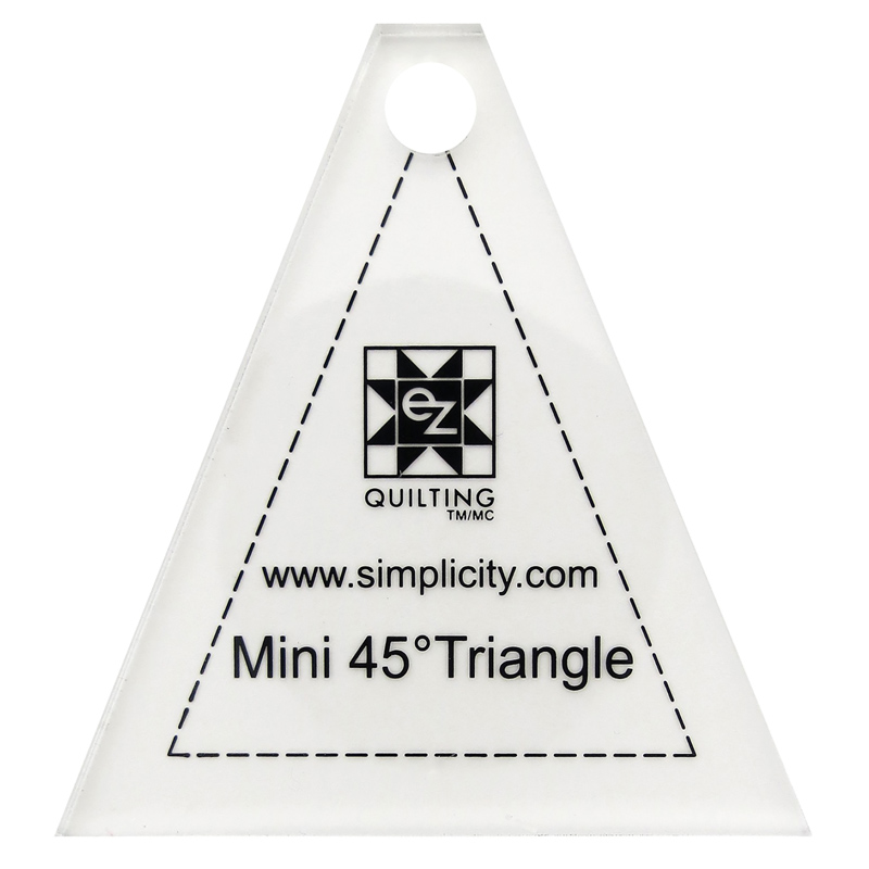 Mini 45-degree Triangle Jelly Roll Quilting Ruler