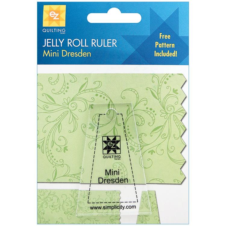 Mini Dresden Jelly Roll Quilting Ruler 