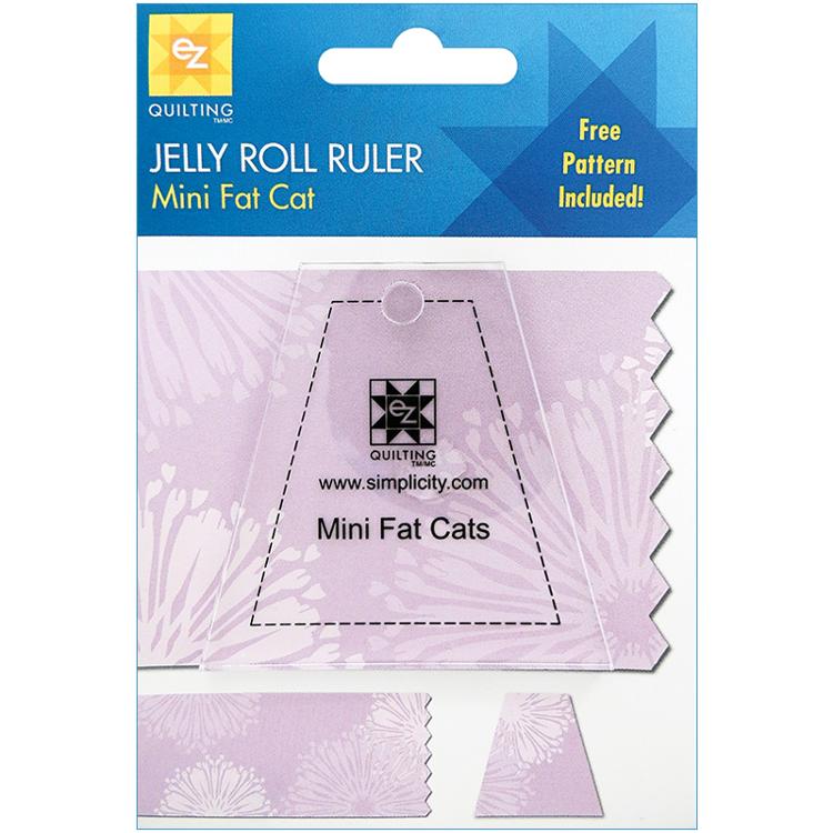 Mini Fat Cats Jelly Roll Quilting Ruler