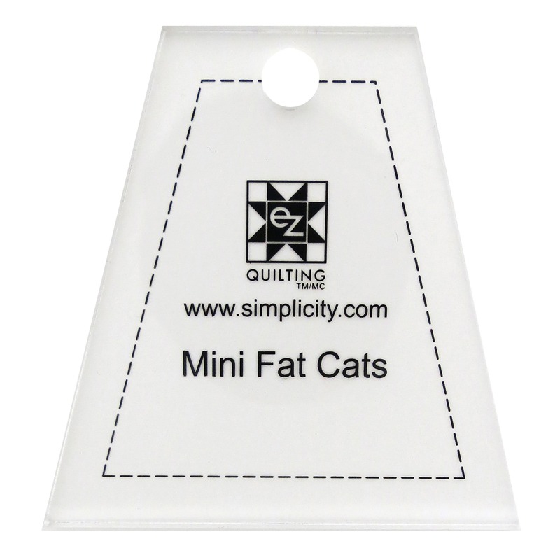 Mini Fat Cats Jelly Roll Quilting Ruler