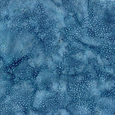 Denim Bali Dots Batik 100% Cotton - Quilt Fabric