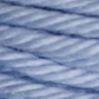 DMC Soft Matte Cotton Thread - 2118 Pearlescent Ice Blue, zoomed in. Select this picture to zoom back out.
