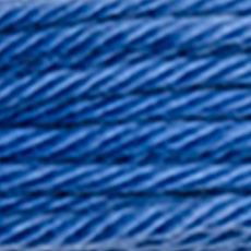 DMC Soft Matte Cotton Thread - 2122 Cobalt Blue, zoomed in. Select this picture to zoom back out.