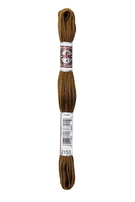 DMC Soft Matte Cotton Thread - 2153 Very Dark Yellow Beige