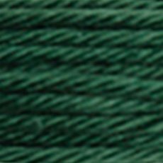 DMC Soft Matte Cotton Thread - 2319 Shaded Green, zoomed in. Select this picture to zoom back out.