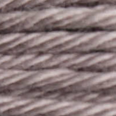 DMC Soft Matte Cotton Thread - 2373 Pigeon Gray, zoomed in. Select this picture to zoom back out.