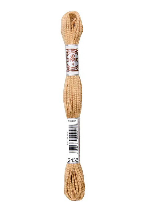 DMC Soft Matte Cotton Thread - 2436 Tan