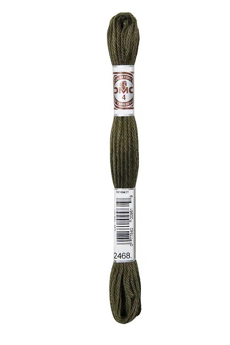 DMC Soft Matte Cotton Thread - 2468 Ultra Dark Beaver Gray