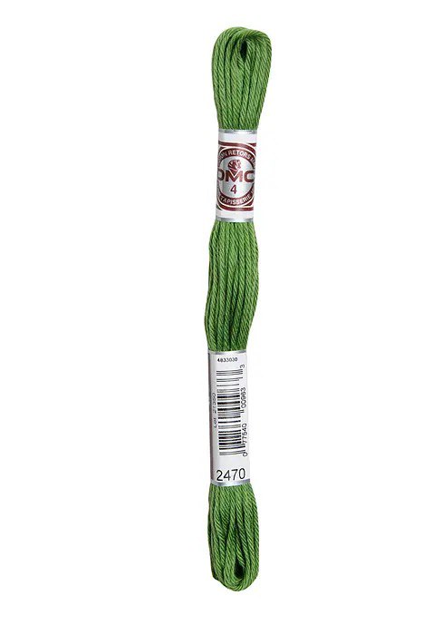 DMC Soft Matte Cotton Thread - 2470 Light Avocado Green