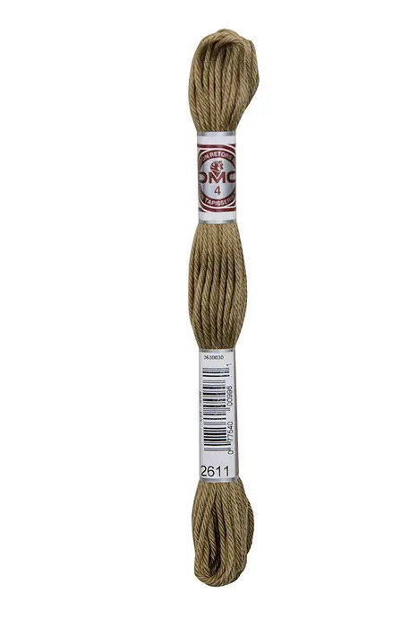DMC Soft Matte Cotton Thread - 2611 Medium Mocha Brown