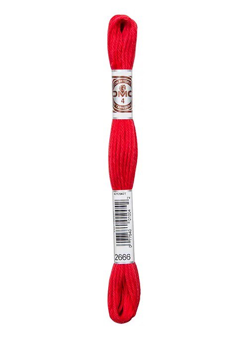 DMC Soft Matte Cotton Thread - 2666 Dark Coral