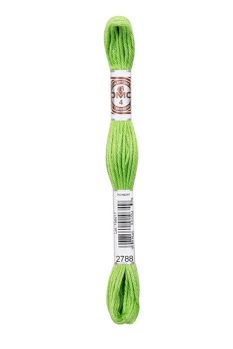 DMC Soft Matte Cotton Thread - 2788 Very Bright Chartreuse