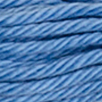 DMC Soft Matte Cotton Thread - 2798 Horizon Blue, zoomed in. Select this picture to zoom back out.