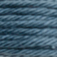 DMC Soft Matte Cotton Thread - 2930 Slate Grey, zoomed in. Select this picture to zoom back out.